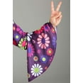 thumbnail image 2 of Women's Plus Size Groovy Flower Power Costume, 2 of 6