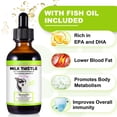 thumbnail image 4 of Oimmal Liver Support Supplement for Dogs -  Milk Thistle Drops with Curcumin and Omega-3s Salmon Oil- Dogs Liver Protection & Defence - 2 fl oz, 4 of 11