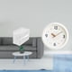 thumbnail image 2 of caso de tejido,Caja de almacenamiento de papel higiénico para montaje en pared,Reloj de pared,Reloj de pared decorativo,moderno y elegante,Reloj de pared redondo silencioso,sin tictac,ideal, 2 of 8