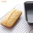 thumbnail image 5 of CHEFMADE Bread Loaf Pan, Non-Stick Meatloaf Small Pan, 3.1" x 5.8", Set of 2(Black), 5 of 6