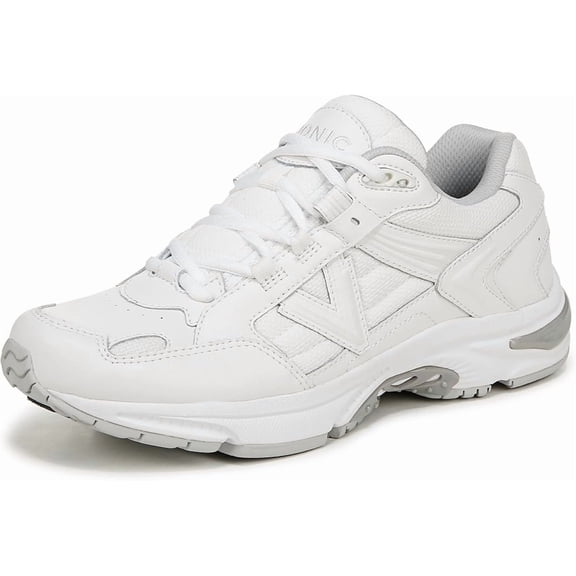 Vionic Womens 23Walk 2.0 Sneaker - White Vapor Leather Mesh