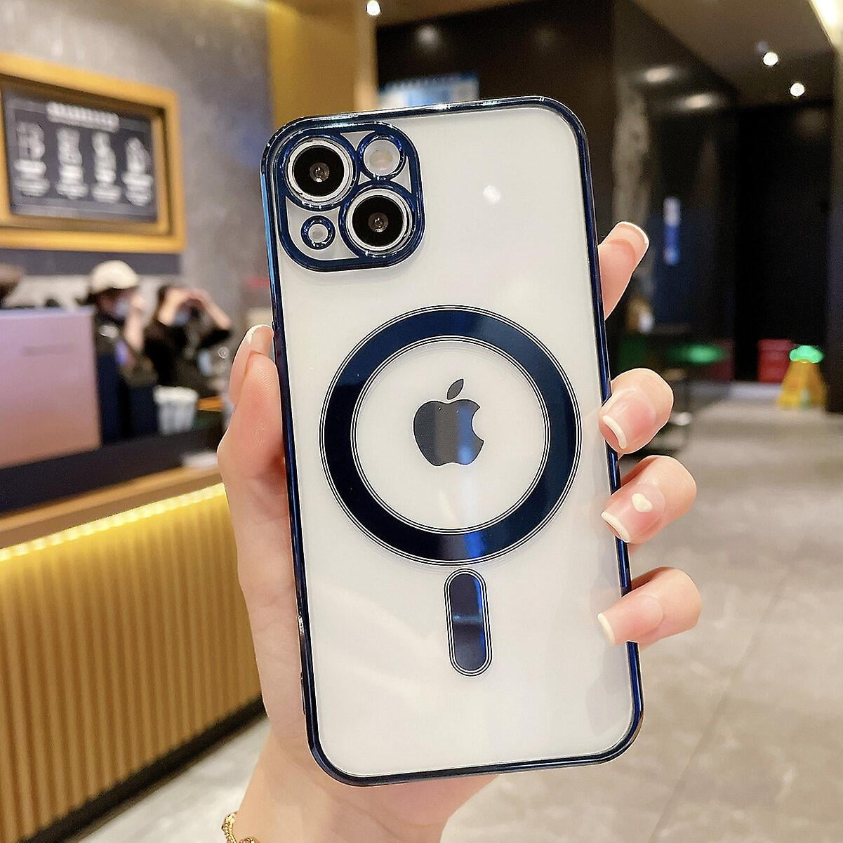 Clear Magnetic Phone Case compatible iPhone 12 with MagSafe Cheap