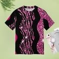 thumbnail image 4 of Animal Print Patterns T Shirts Basic T-Shirt Short Sleeve Ladies Tee Shirt Summer Graphic Clothing, 4 of 6