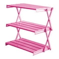 thumbnail image 4 of Estante plegable para almacenamiento Sharpla 3 capas Rosa, 4 of 8