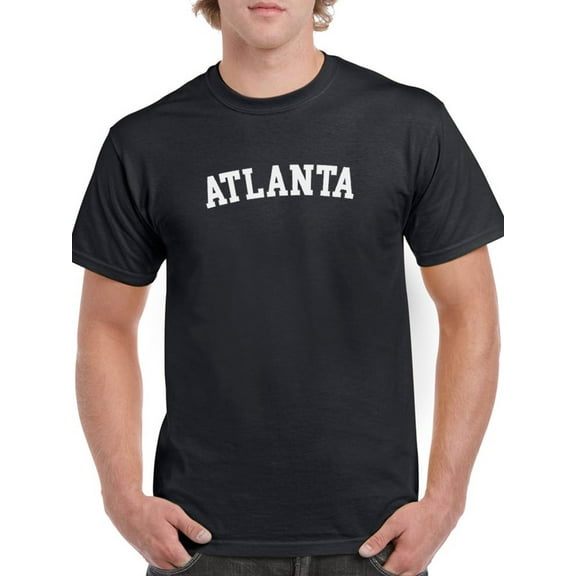 ATLANTA City Show The Pride Men Black T-Shirt, Male Medium