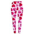 thumbnail image 4 of Yuncity Womens Valentines Leggings Cute Holidays Love Heart Print Funny Graphic High Waist Tights Yoga Pants For Workout Running Athletic Women's Leggings S-Xxl White, 4 of 4