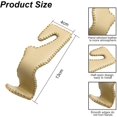 thumbnail image 2 of 2 ganchos de cuero superior para reposacabezas de asiento de coche, duraderos, accesorios interiores, gancho interior de coche para bolso (beige), 2 of 5