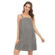 thumbnail image 2 of Gibobby Bata de seda para mujer NOVEDAD DE VERANO 2023, muebles para el , albornoces, toallas de baño simples absorbentes, pijamas cómodos para mujer(Gris,M), 2 of 5