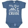 thumbnail image 3 of Inktastic My First Cruise with Cruise Ship and Palm Trees Boys or Girls Baby Bodysuit, 3 of 5