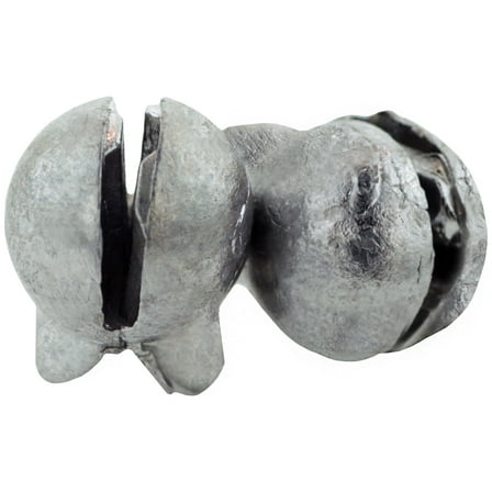 Big Rock Sports Eagle Claw Removable Split-Shot Sinker BB, 1 lb Lead Fishing Weight