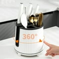 thumbnail image 3 of Rotating knife holder multi-functional storage box for household kitchen knife rack, 3 of 7
