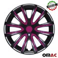 thumbnail image 1 of 16" Inch Hubcaps Wheel Rim Cover Black with Violet for Toyota RAV4 Set 4pcs, 1 of 9