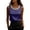 Dark Blue, variant on Satin Tank Tops For Women Satin Tops For Women Womens Beaded Top Beaded Tops For Women Wide Strap Tank Tops For Women Pearl Beaded Top Pearl-Embroidered Letter Top Elegant Tops For Women