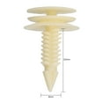 thumbnail image 3 of 10 Pcs Clips de Retenue pour Panneau de Porte avant de Remplacement pour GM 10153057, 3 of 7