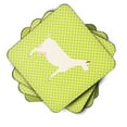 thumbnail image 2 of Carolines Treasures BB7715FC Saanen Goat Green Foam Coaster, Set of 4, 2 of 3