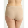 thumbnail image 3 of Joyspun Women's Ribbed Modal Boyshort Panties, 3-Pack, Sizes XS to 3XL, 3 of 5