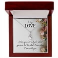 thumbnail image 4 of To My Love I Love You Not Only Alluring Ribbon Necklace Message Card, 4 of 20