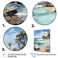 thumbnail image 3 of Designart "Tropical Paradise Beach Photo IV" Nautical & Beach Floater Framed Canvas Print, 3 of 7