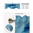 thumbnail image 5 of Marine Dolphin Coral Small Curtain Rod Pocket Short Curtains Home Decor Partition Cabinet Door Window Curtains, 5 of 6