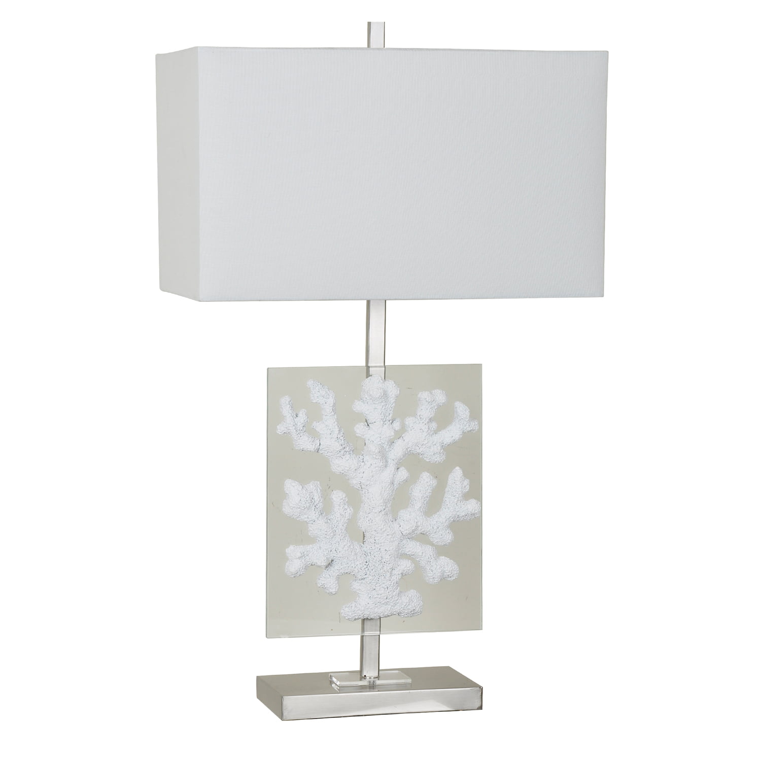 Tall C Glass Table Lamp, 29 Inch Tall Table Lamps