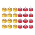 thumbnail image 4 of Vela candelita,Luces de té Velas Adorno Lámparas de velas LED,Velas de Halloween Tealights LED sin llama,Velas parpadeantes luces nocturnas Blanco Cálido Dorado y Rojo Blanco Cálido, 4 of 9