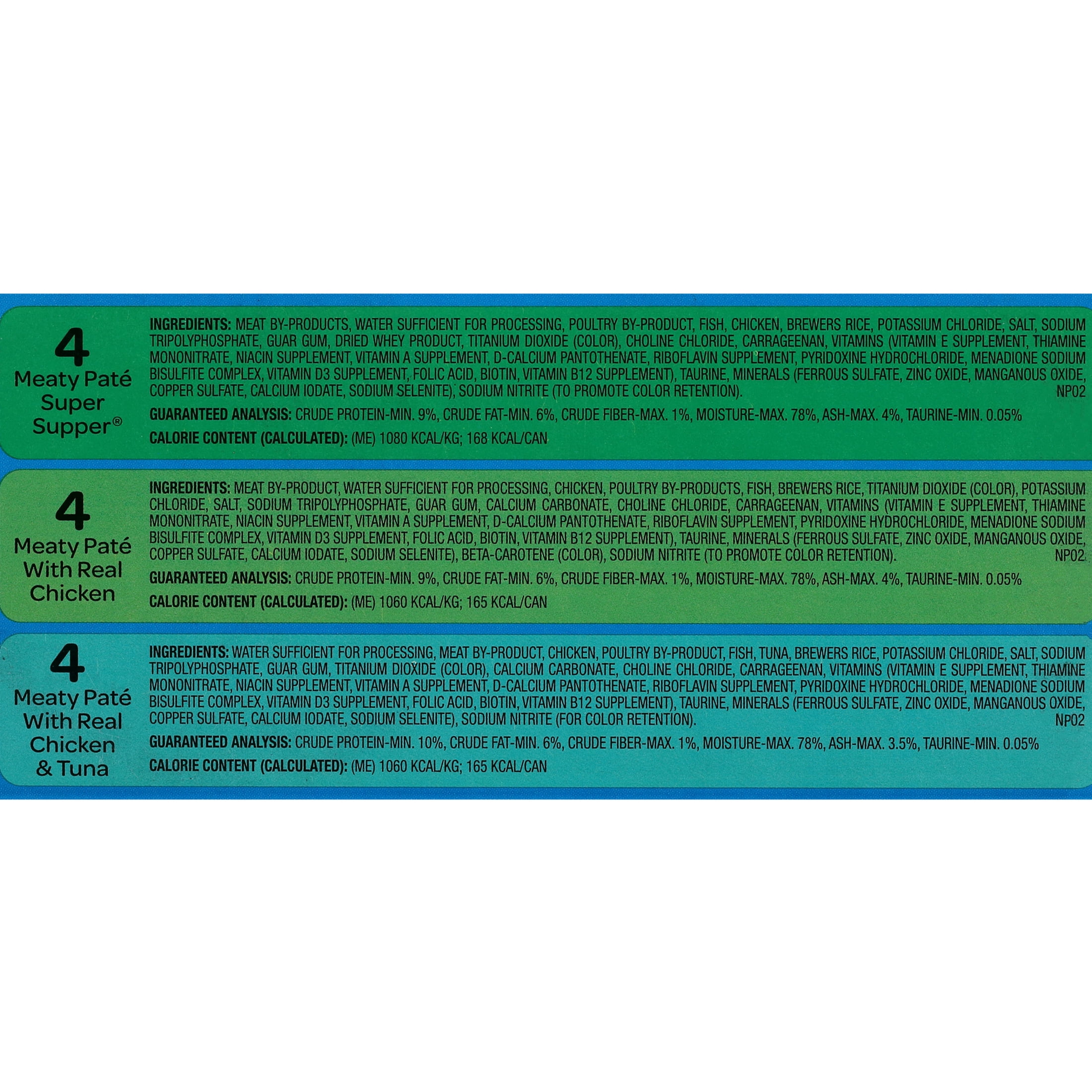 9Lives Paté Favorites Variety Pack Wet Cat Food, 5.5-Ounce Cans, 12-Count