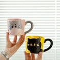 thumbnail image 4 of Cat Coffee Mug, Ceramic 10 oz Cup for Cat Lovers, 4 Colors, 4 of 6