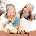 thumbnail image 4 of Lsque Tropical Beach Sea Shell Pattern Knitted Beanie, Unisex Winter Hat, Knit Hat Winter Beanies Thick Fisherman Beanies Cuffed Plain Skull Caps, 4 of 6