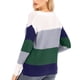 thumbnail image 4 of Suéteres para mujer Suéteres de otoño Cuello redondo Moda Manga larga Color a juego Tops sueltos Blusa de punto Odeerbi  ODB-5, 4 of 5