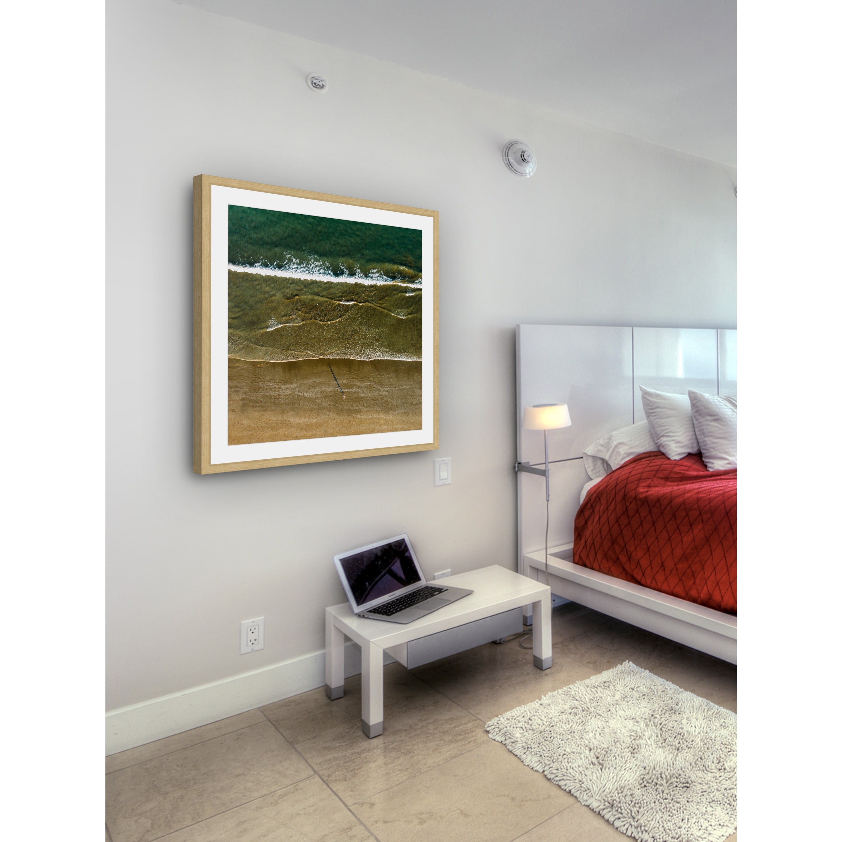 "Arriving Tide" Framed Painting Print