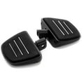 thumbnail image 1 of Krator Black Mini Board Floorboards Footpegs Compatible with Triumph Rocket III 2004-2018 (Rear Only), 1 of 5