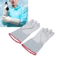 thumbnail image 1 of Guantes Protectores De Seguridad, Uso Versátil -500 ℉ Temperatura Soportada 1 Par De Guantes Anticongelantes Con Refuerzo De Muñeca De 31 Cm Para Investigación De Laboratorio, 1 of 7