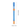 thumbnail image 2 of Flute Toy Children Musical Instrument Toy Kids Plastic Flute Playthings, 2 of 7
