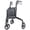 Black, variant on Soaids 3 Wheel Walkers for Seniors with Bag and Hand Brakes, Lightweight Foldable Rollator with Swivel Front Wheel, Adjustable Height, Compact Mobility Aid for Elderly, Indoor Outdoor Use