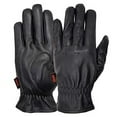 thumbnail image 4 of MRX Men's Front Cuff Driving Gloves Basic Soft Outdoor Glove Goat Leather Full Finger, Black (Small), 4 of 6