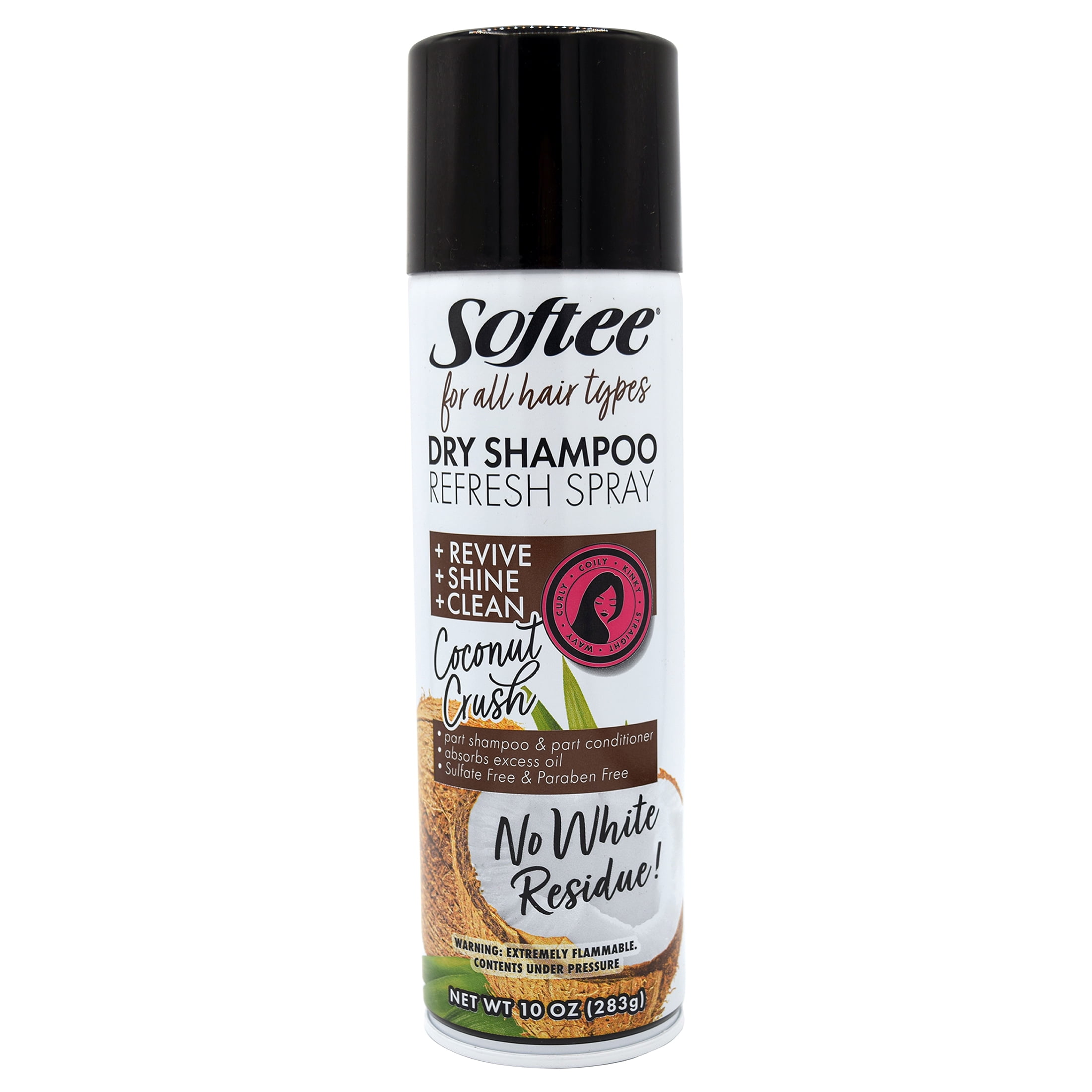 Softee Dry Shampoo Refresh Spray (Coconut Crush) 10 oz