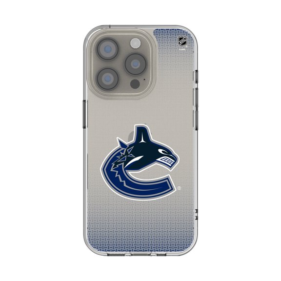 Vancouver Canucks Linen Logo iPhone Clear Case