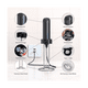 thumbnail image 2 of Batidor de mano recargable con soporte, espumador de café eléctrico, batidor eléctrico, batidora portátil para bebidas, 2 of 7