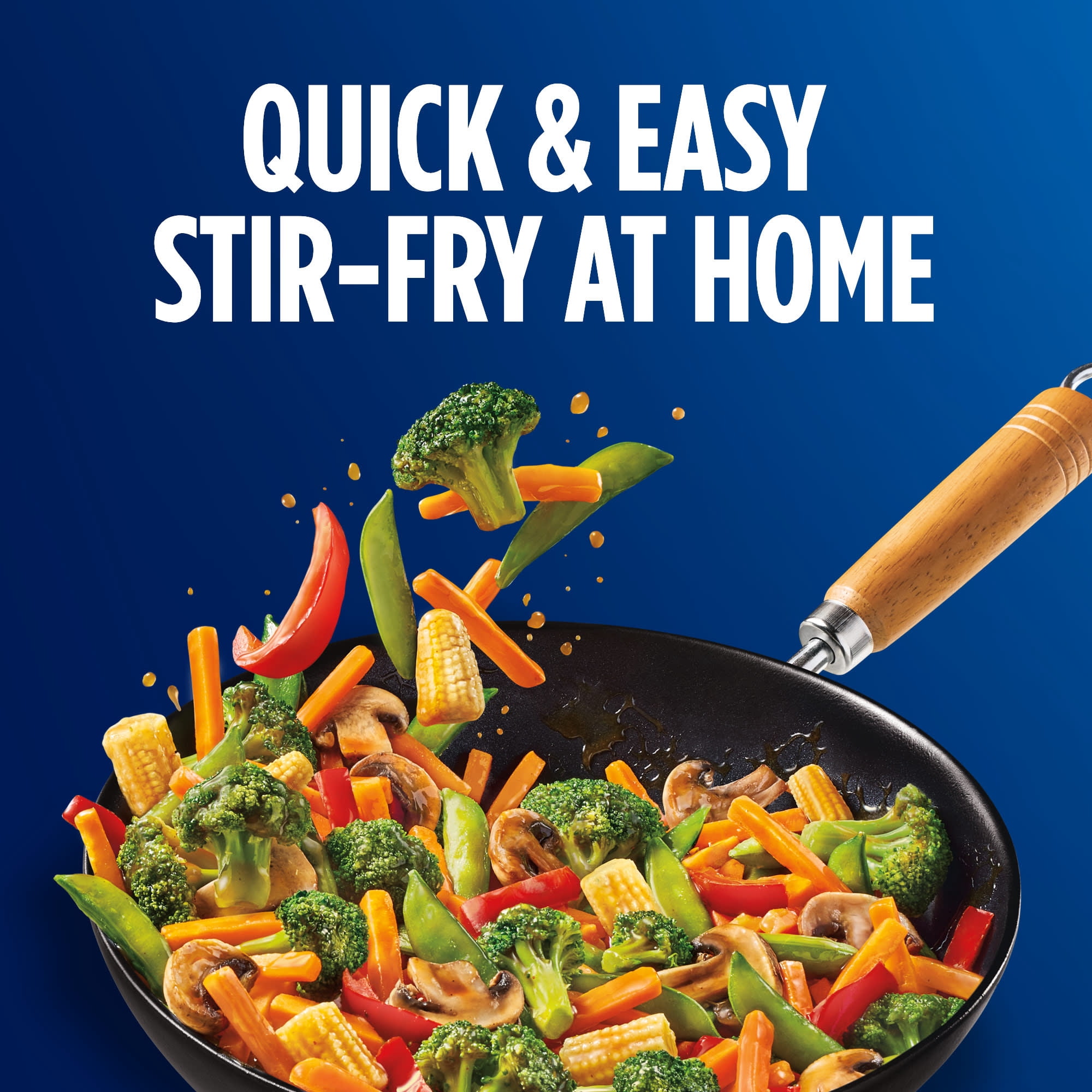 Birds Eye Asian Style Stir Fry Vegetables, 3g of Fiber per Serving, Frozen Vegetables, 52.2 oz. Bag