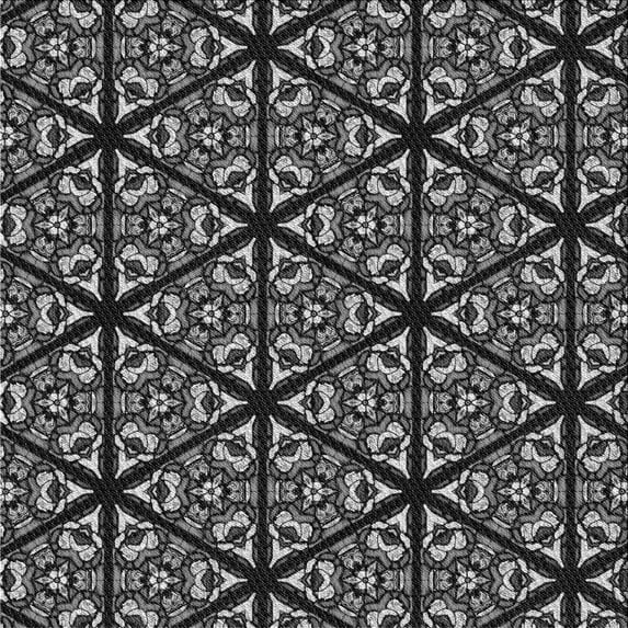 Ahgly Company Machine Washable Indoor Square Transitional Midnight Gray Area Rugs, 4' Square