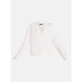 thumbnail image 7 of Athletic Works Women's and Women's French Terry Cardigan with Long Sleeves, Sizes XS-4X, 7 of 7