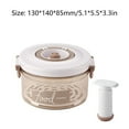 thumbnail image 2 of Vacuum Seal Containers Food Storage Box Plastic Silicone Anti-Drop And Wear-Resistan With Manual Pump Transparent Boxes, 2 of 13