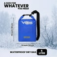 thumbnail image 4 of VOS Waterproof Premium Dry Bag – 5L | All-purpose Bag Lightweight Dry Storage Bag Backpack for Travel, Swimming, Boating, Kayaking, Camping, Beach (Blue), 4 of 9