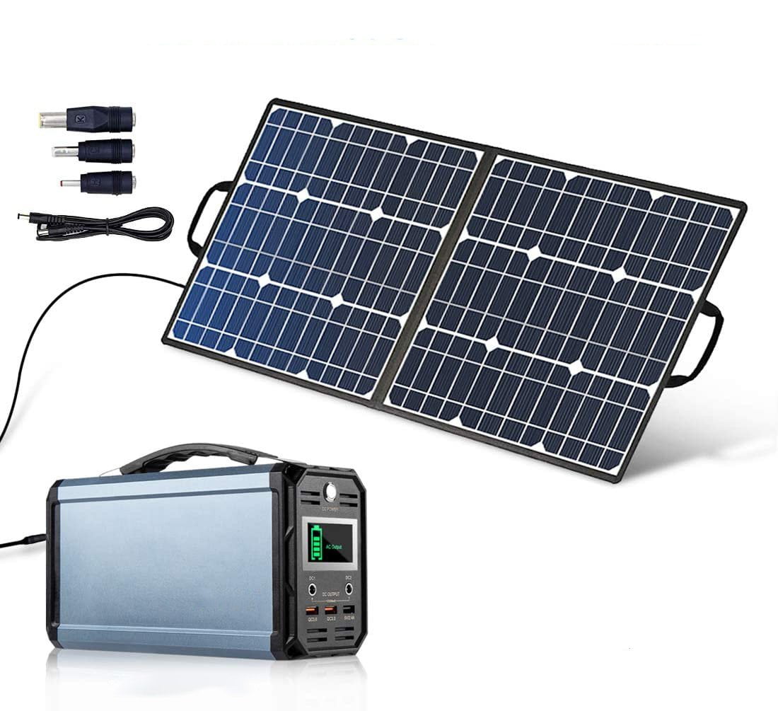300W Solar Generator FlashFish 60000mAh Portable Power Station Camping Portable 