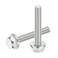 thumbnail image 1 of Uxcell Lot de 20 M6 x 35mm Boulons à Bride Dentelée en Acier Inoxydable 304, 1 of 5