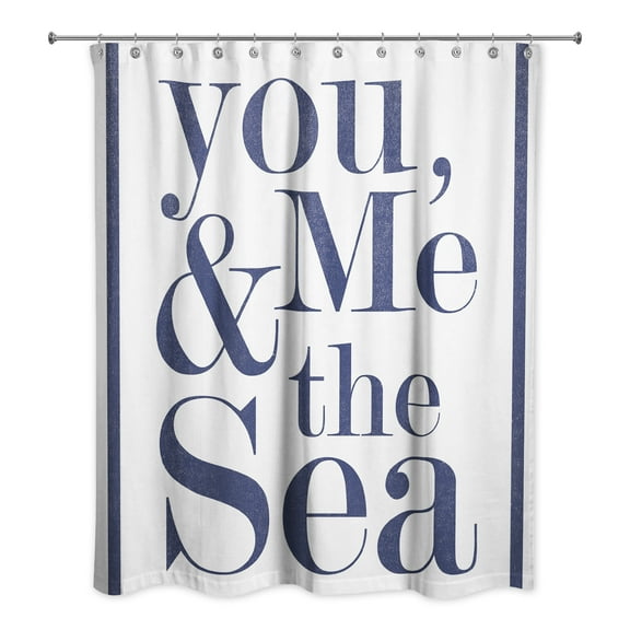 Creative Products You, Me & the Sea 71x74 Shower Curtain