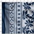 thumbnail image 2 of Soimoi Blue Fabric - By the Yard - 56 Inch Wide - Floral Panel Fabric - Timeless Elegance with a Stunning Floral Panel Design Printed Fabric, 2 of 6