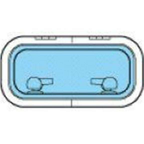 39941030 Lewmar Size 41 Low Profile Hatch Flange Base