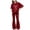 n06 Wine, variant on Girls Outfits Summer Short Sleeve T Shirt Flare Pants Sets Cute Bow Printed Casual Vacation Clothes Size 5-15T Clothes for Girls 10-12 Trendy for School
