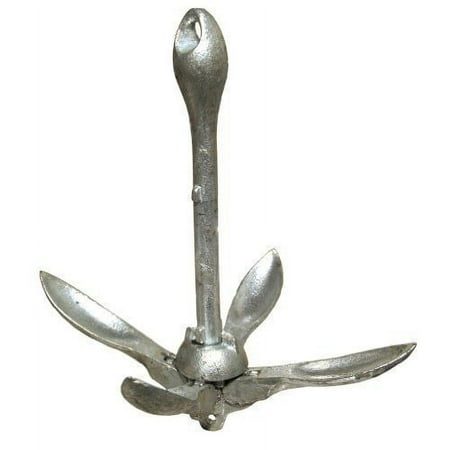 UPC: 0032054061058 | Shoreline Marine Galvanized Steel Folding Anchor 3 Pounds